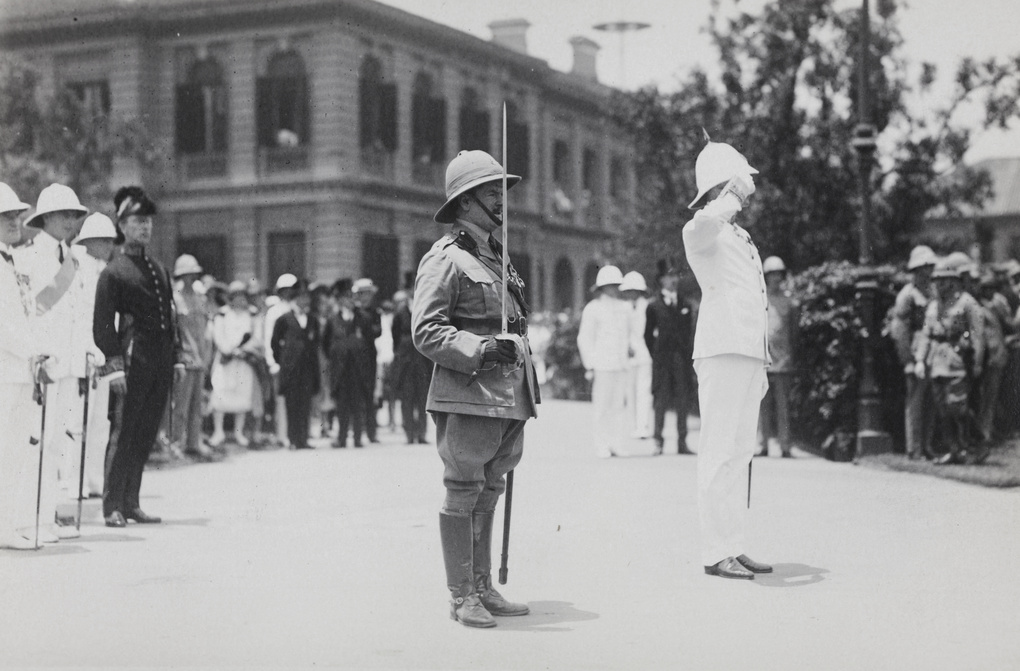 Empire Day Parade, British Consulate General, Shanghai, 1926