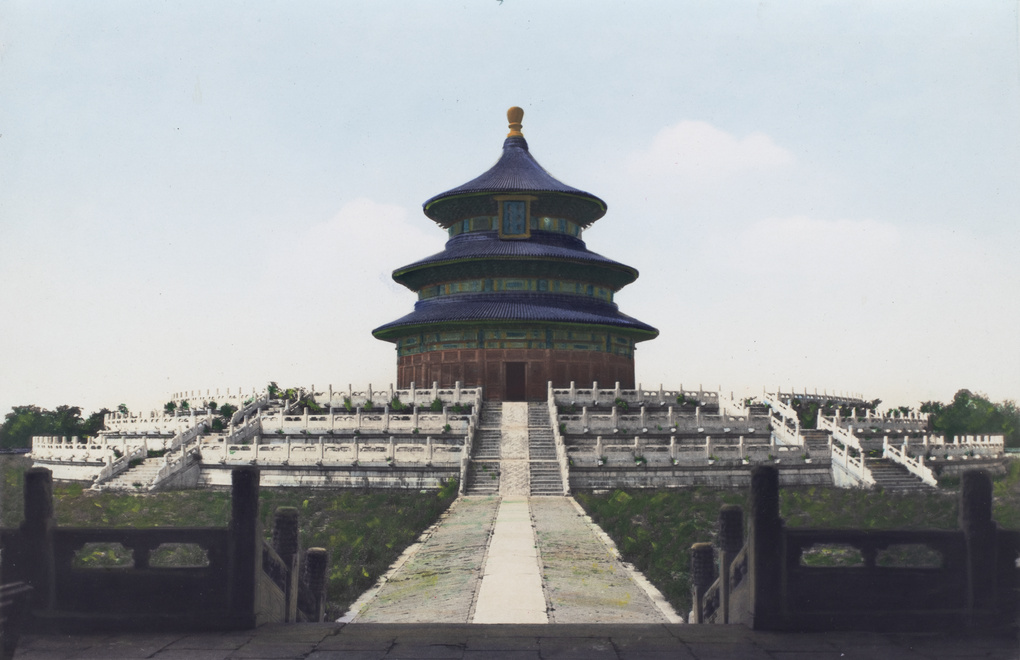 Picture of the Temple of Heaven in colour, Beijing