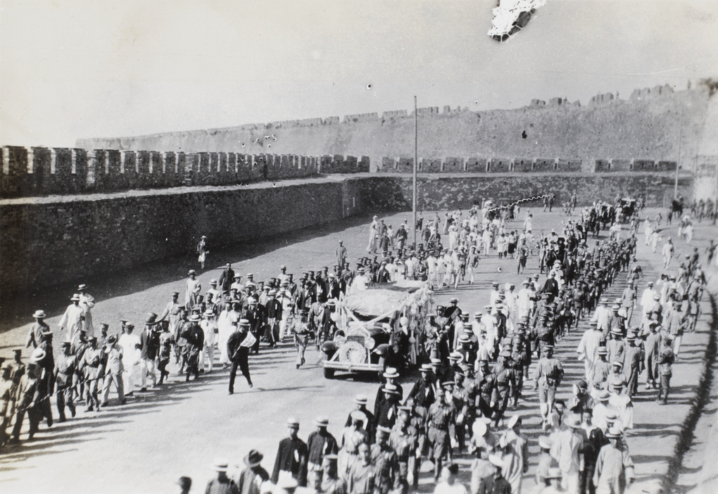 Sun Yat-sen funeral procession just outside of Nanjing, 1929