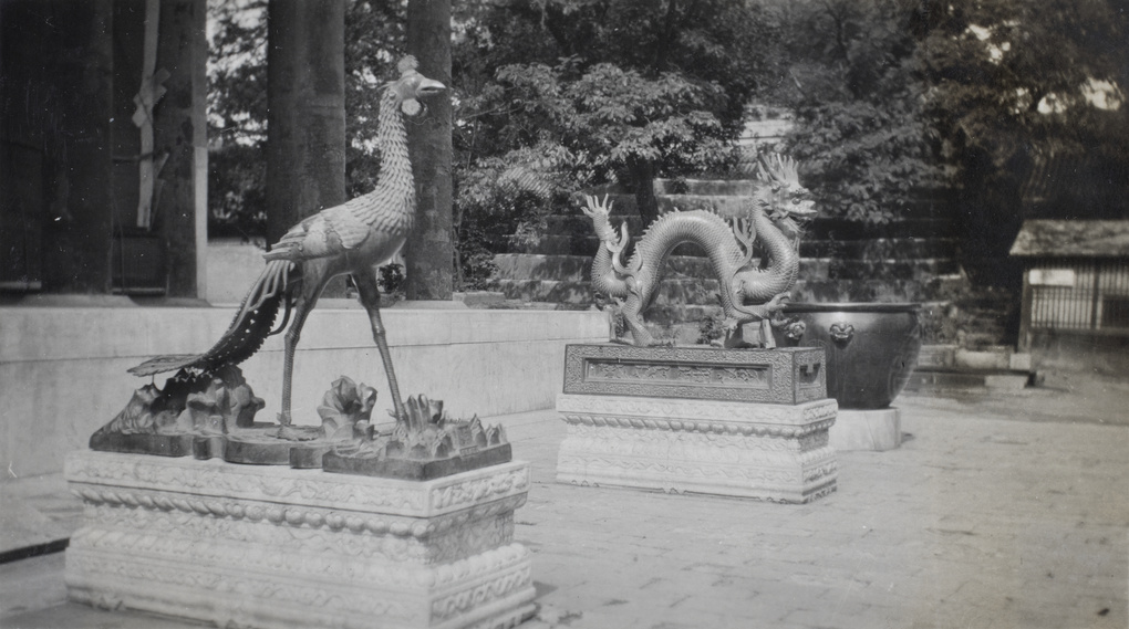 Bronze Crane and Dragon, Temple of Heaven, Beijing