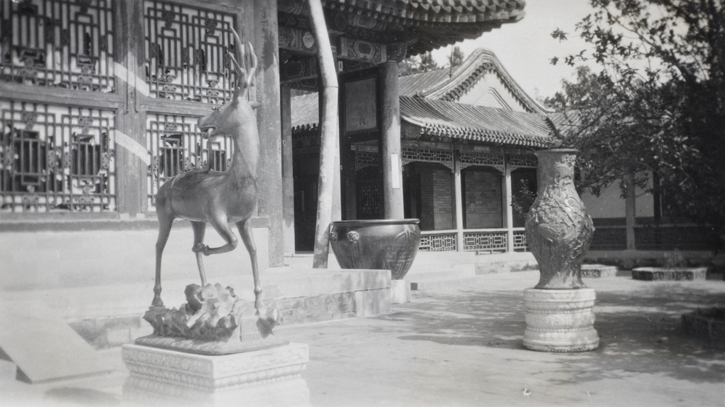 Statue of deer in the Forbidden City, Beijing