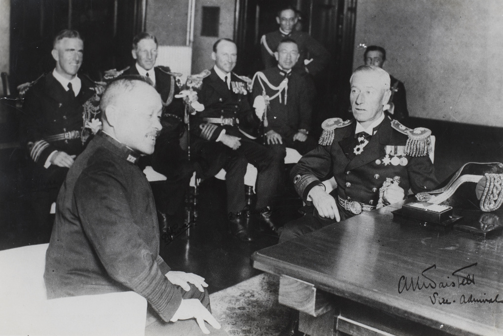 Meeting between Japanese and British Naval officers, Tokyo
