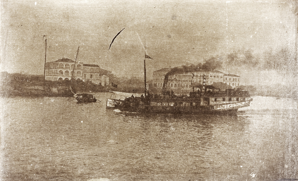 Chinese river steamer outside Canton (广州)