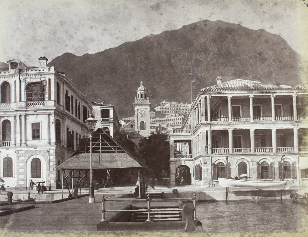 Pedder's Wharf and the Pedder Street Clock Tower, Hong Kong