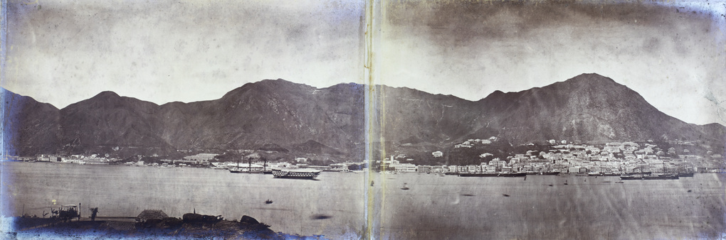 Full picture of the panorama of the Victoria Harbour