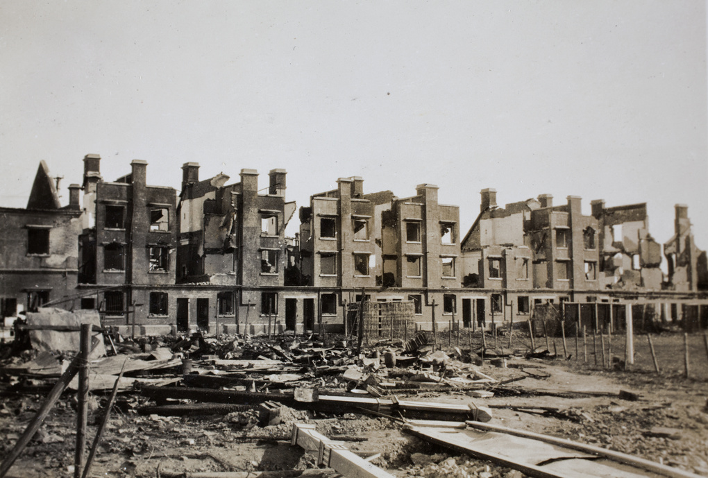 Ruined buildings, Shanghai, 1932