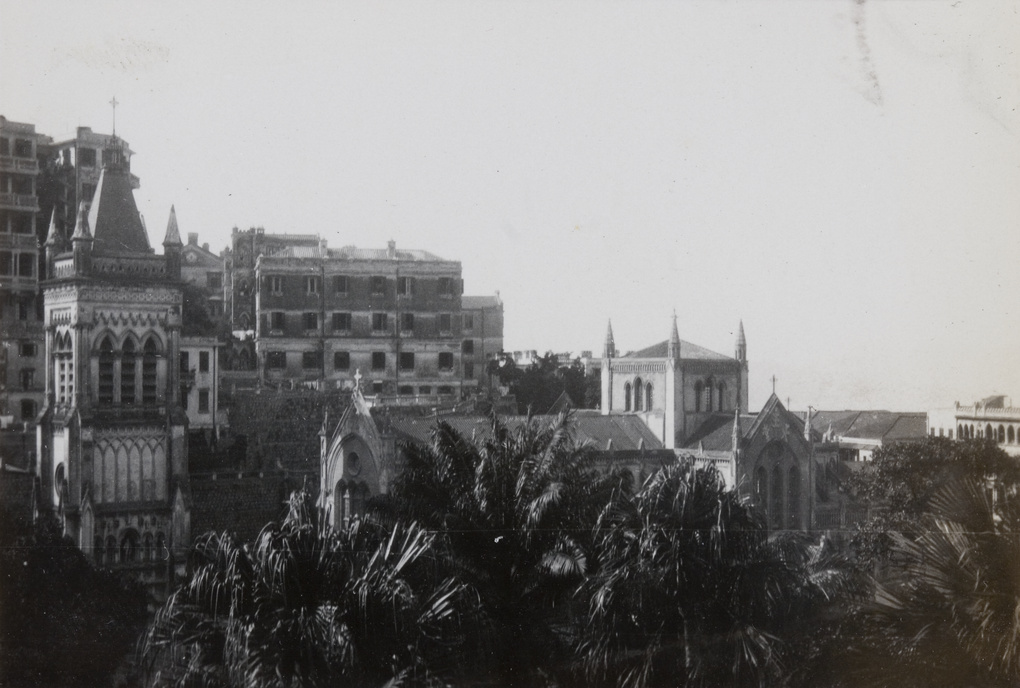 The Cathedral of the Immaculate Conception, viewed from the Botanical Gardens, Hong Kong