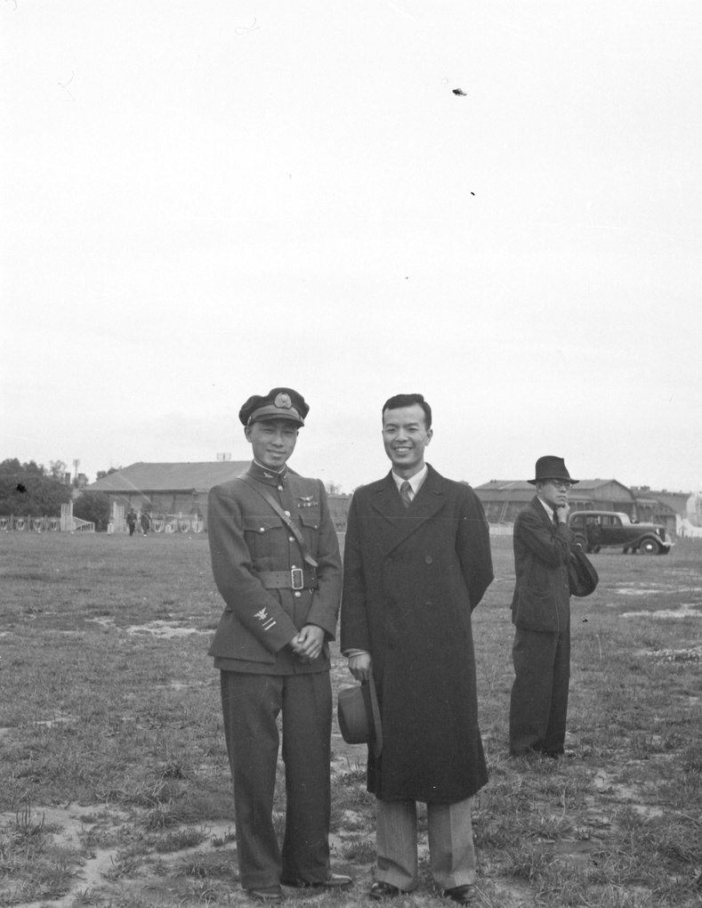 At airfield during T.V. Soong's visit, Moscow