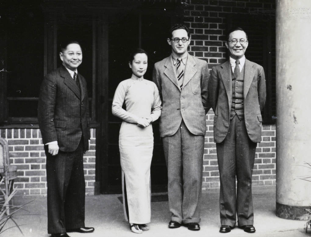 Sun Ke, Lan Yejun (Marjy Lam), W. Lamont and Ling Bing