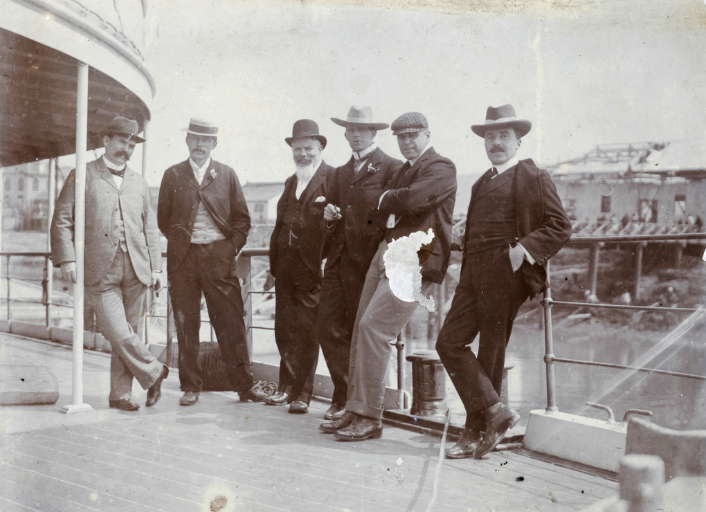 Group on S.S. 'Tutung' in Nanking