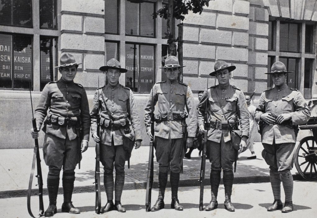 American Company Shanghai Volunteer Corps members, Shanghai, 1925