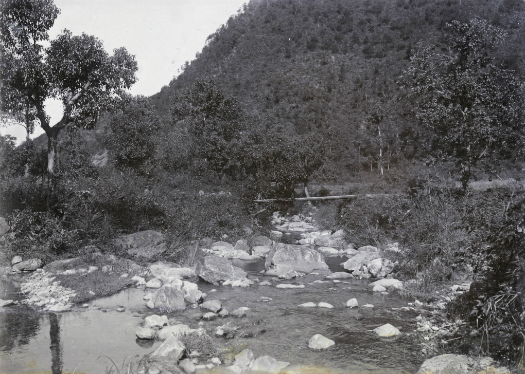 Bridge over stream, near Kiukiang