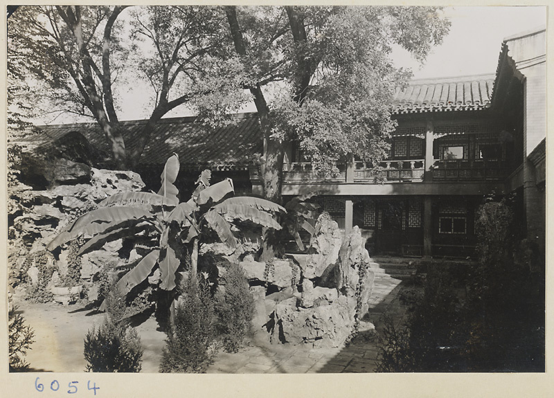 Courtyard garden at Ta Yuan Fu, Yenching