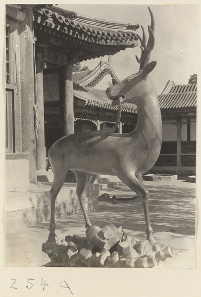 Bronze deer in front of Le shou tang (乐寿堂), Summer Palace, Beijing
