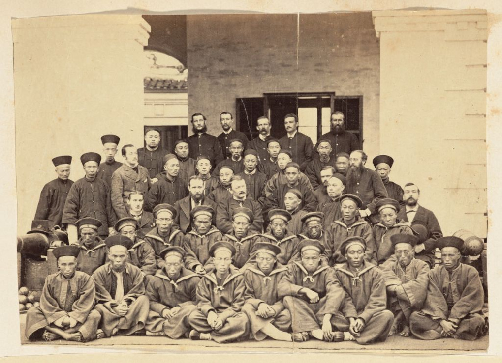 Customs staff at Ningpo about 1876