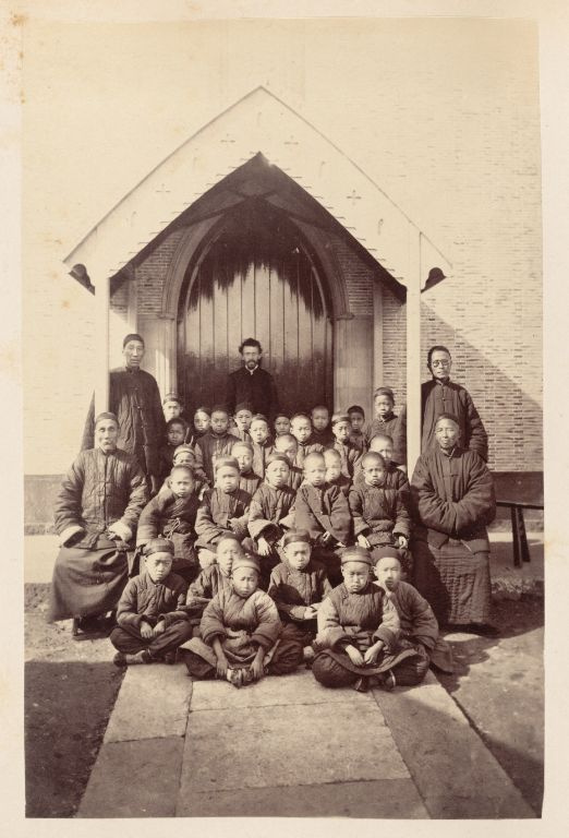 Protestant missionary schoolchildren, Ningpo