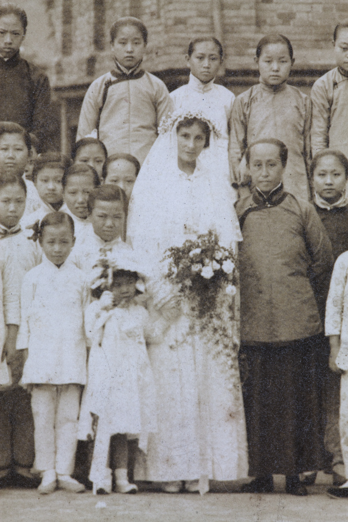 May Stanfield on her wedding day, at Hanyang Girls Boarding School