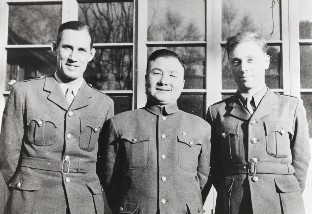 Adrian Evans, Major-General Ho Kan Tzen and John E. Stanfield, Peking