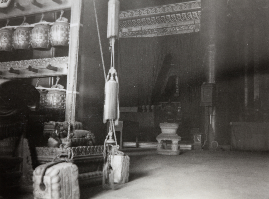 Bianzhong (Chime Bells), in a temple, Beijing