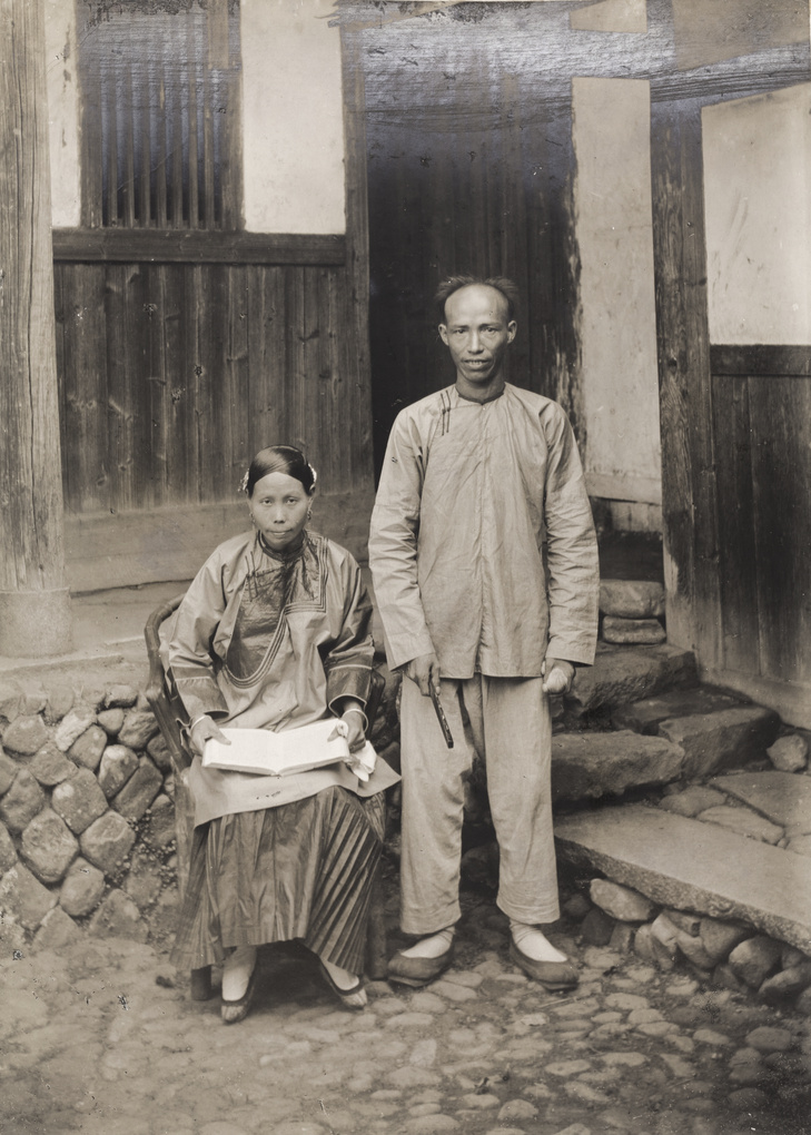 Tan Chhiet and his wife, Dehua