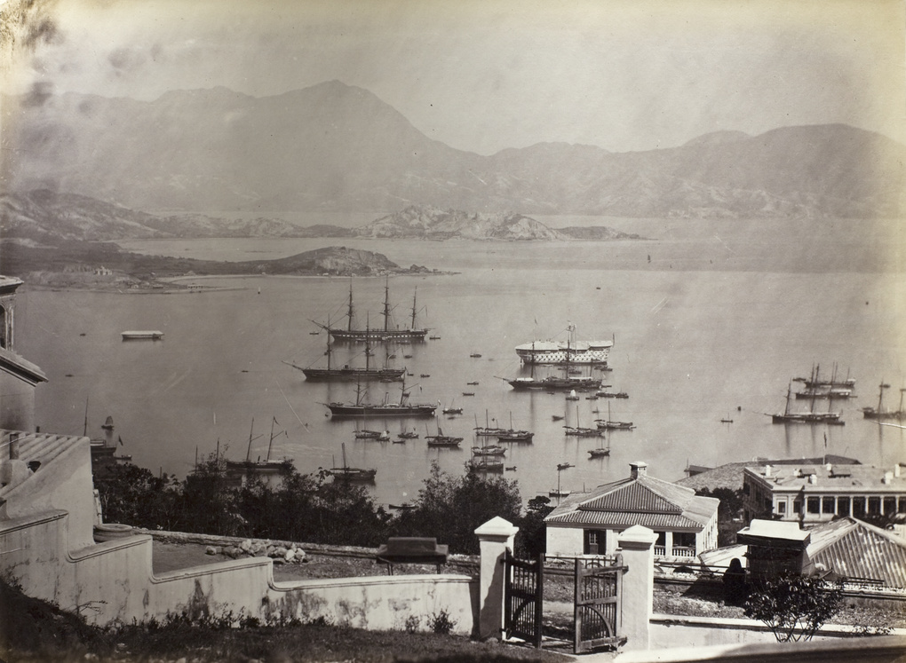 View of the harbour from Albany, Hong Kong