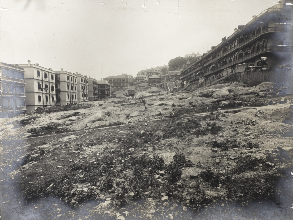 Demolition of Chinese housing in Taipingshan during the Plague of 1894, Hong Kong