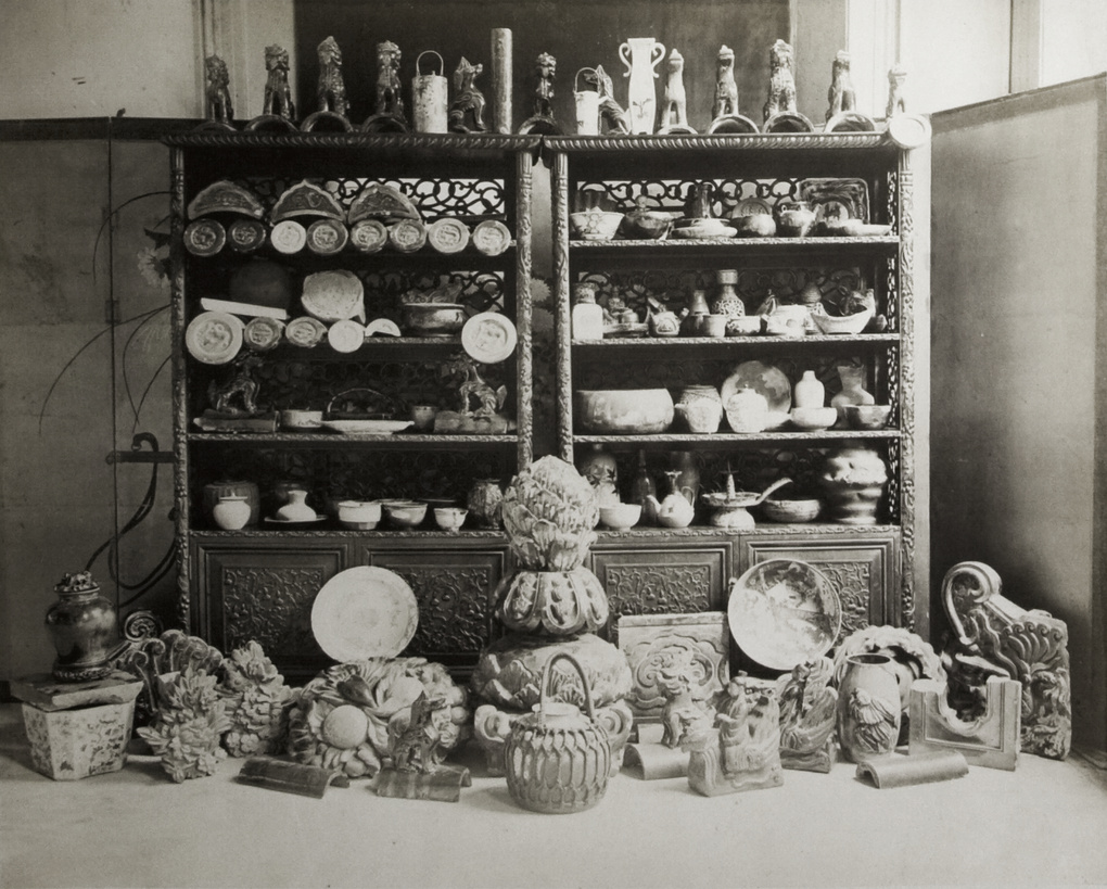 Display of curios, Government House, Hong Kong