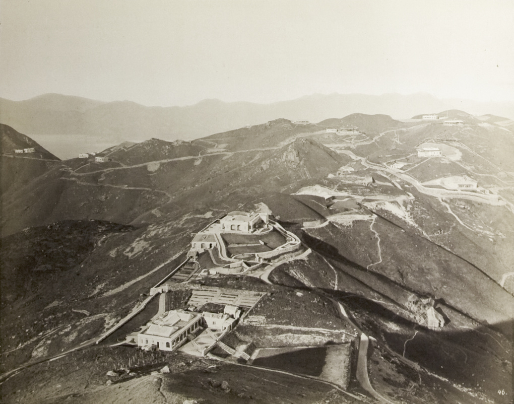 View of Victoria Peak from Mount Kellet (奇力山), Hong Kong