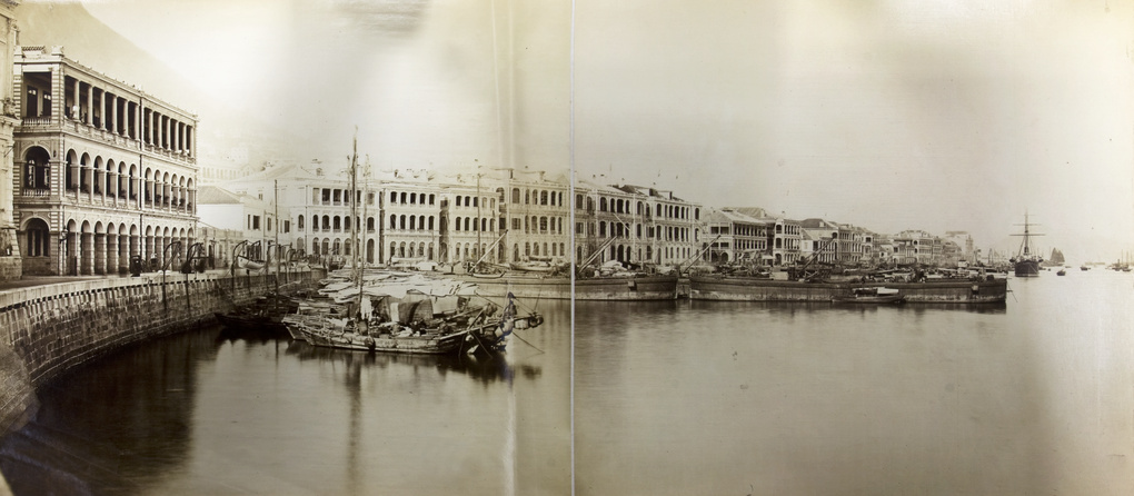 Panorama view of the Praya (1/3), Hong Kong