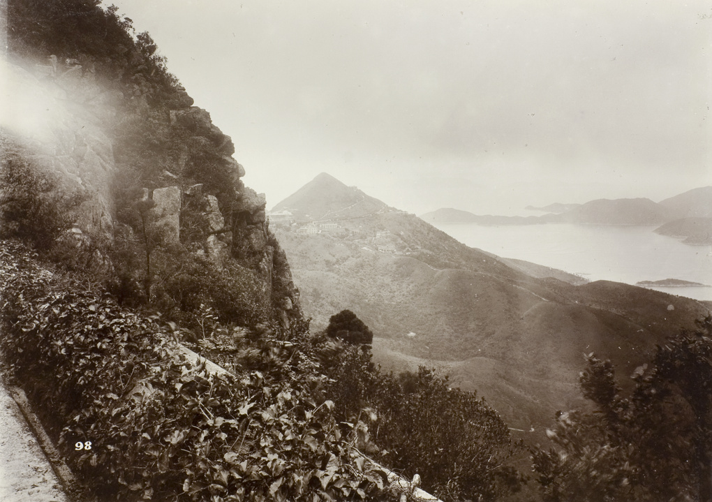 View of Mount Kellet from the mid-level of the Peak, Hong Kong