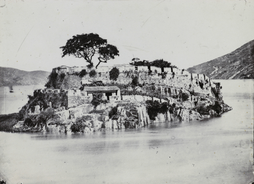An old fort in the Ming Gam Pass, River Min, near Foochow