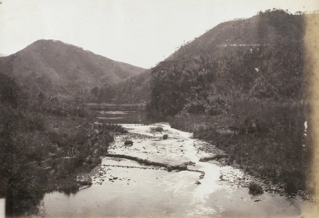 Bamboo Creek, Yuen Foo River, with dam