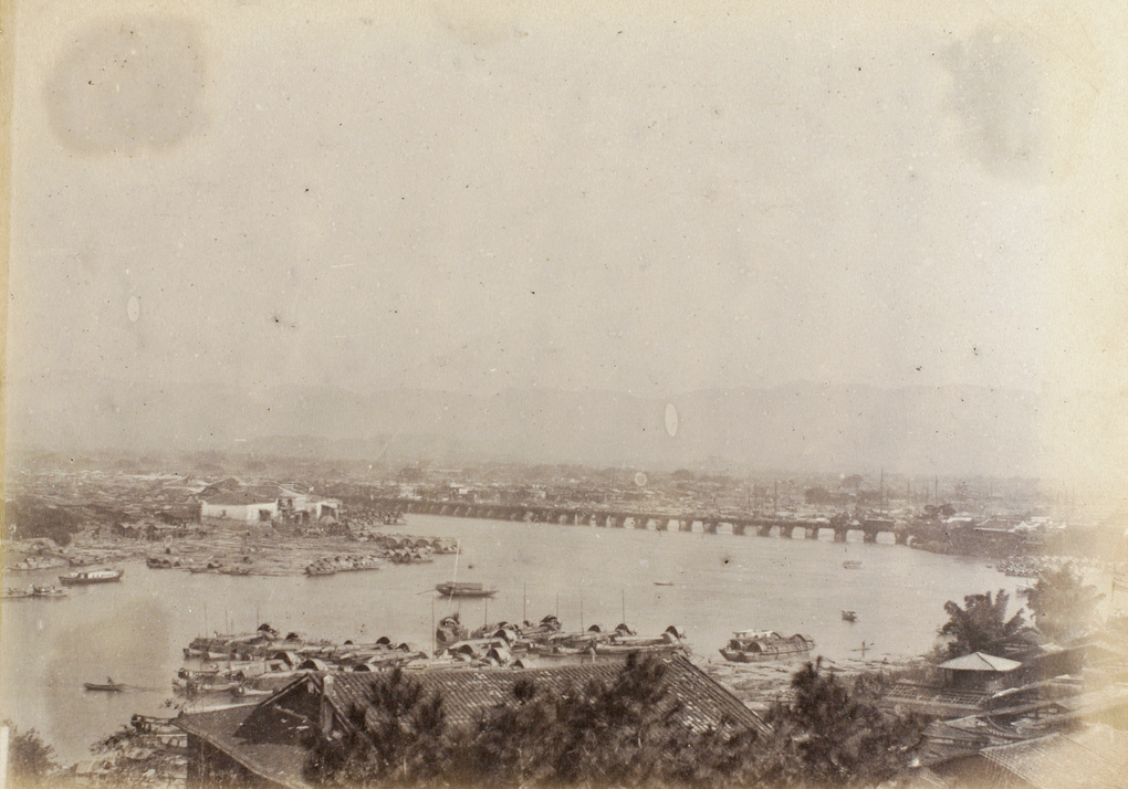 Bridge of Ten Thousand Ages and the Min River, Foochow