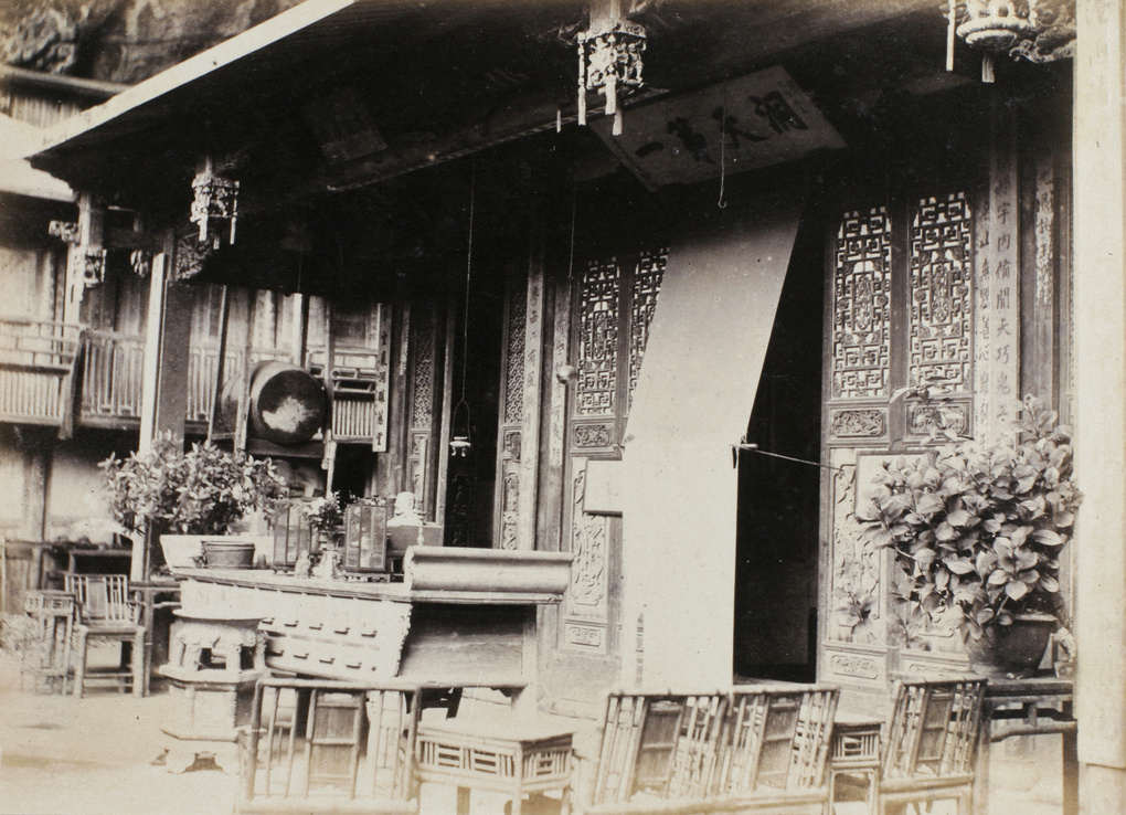 Furniture, Yuen Foo Monastery, Fujian province
