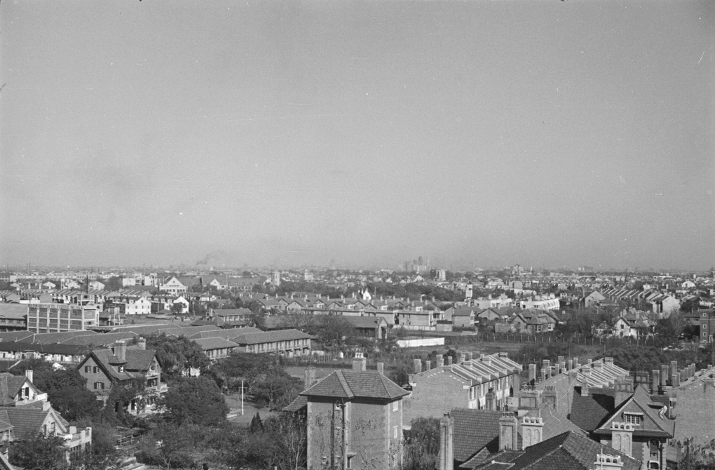 Shanghai, viewed from West Park Mansions (西园公寓)