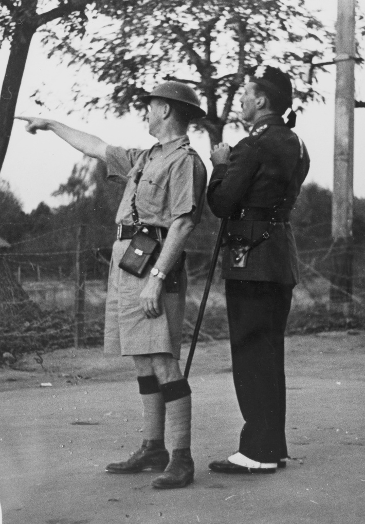 British soldiers, Shanghai, 1937