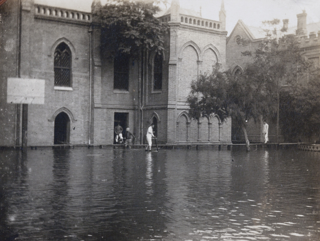 Floods, Anglo-Chinese College, Tientsin, 1915