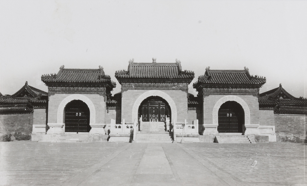 Entrance of Temple of Imperial World, Temple of Heaven, Peking
