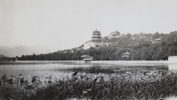Wanshou Shan (萬壽山) and Foxiangge (佛香閣 Tower of Buddhist Incense) in the Summer Palace, Beijing 
