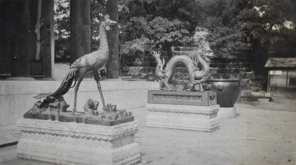 Bronze Crane and Dragon, Temple of Heaven, Beijing