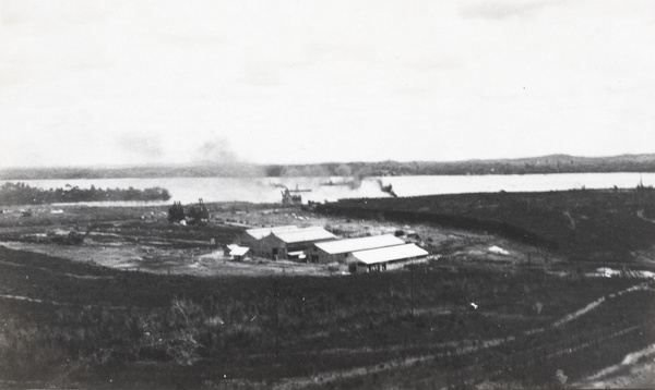 Naval Base, and ships in the background, Singapore