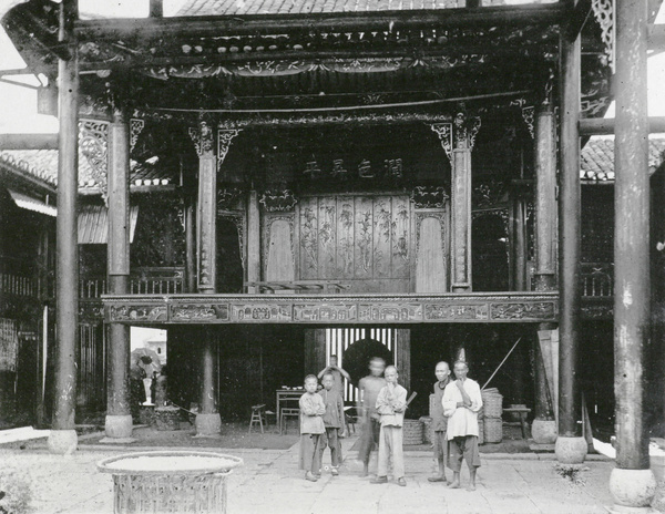 Theatre in a temple