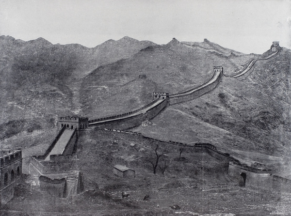 The Great Wall, at Badaling, c.1890