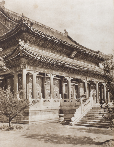 Hall for Dispelling Clouds, Summer Palace, Peking