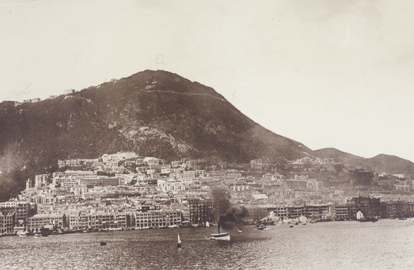 Central Hong Kong and Victoria Peak, viewed from the harbour