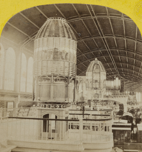 Lighthouse components at the 1867 Paris International Exposition
