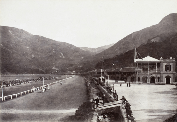 Horse race, Happy Valley Racecourse, Hong Kong