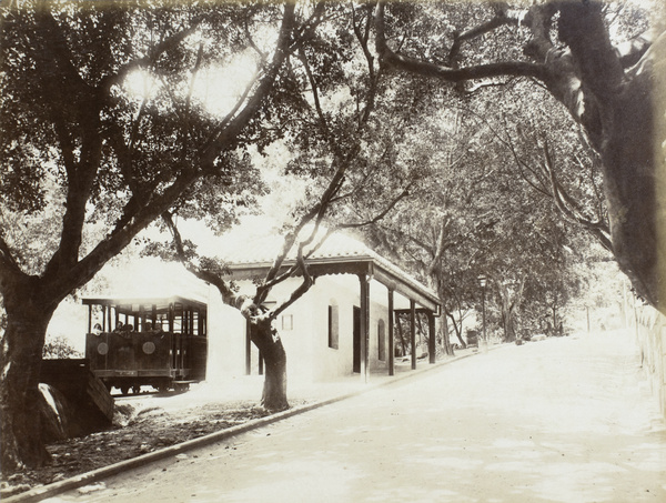 Peak tram station, Hong Kong