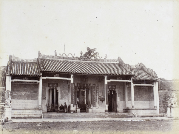 A Chinese temple, possibly Canton