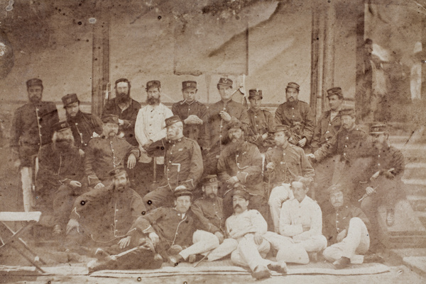 Regimental group, 67th Regiment, Tientsin, 1861